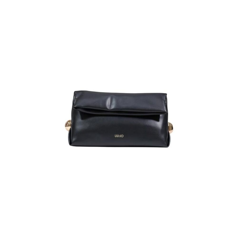 Liu Jo Black Polyethylene Clutch Women's Bag